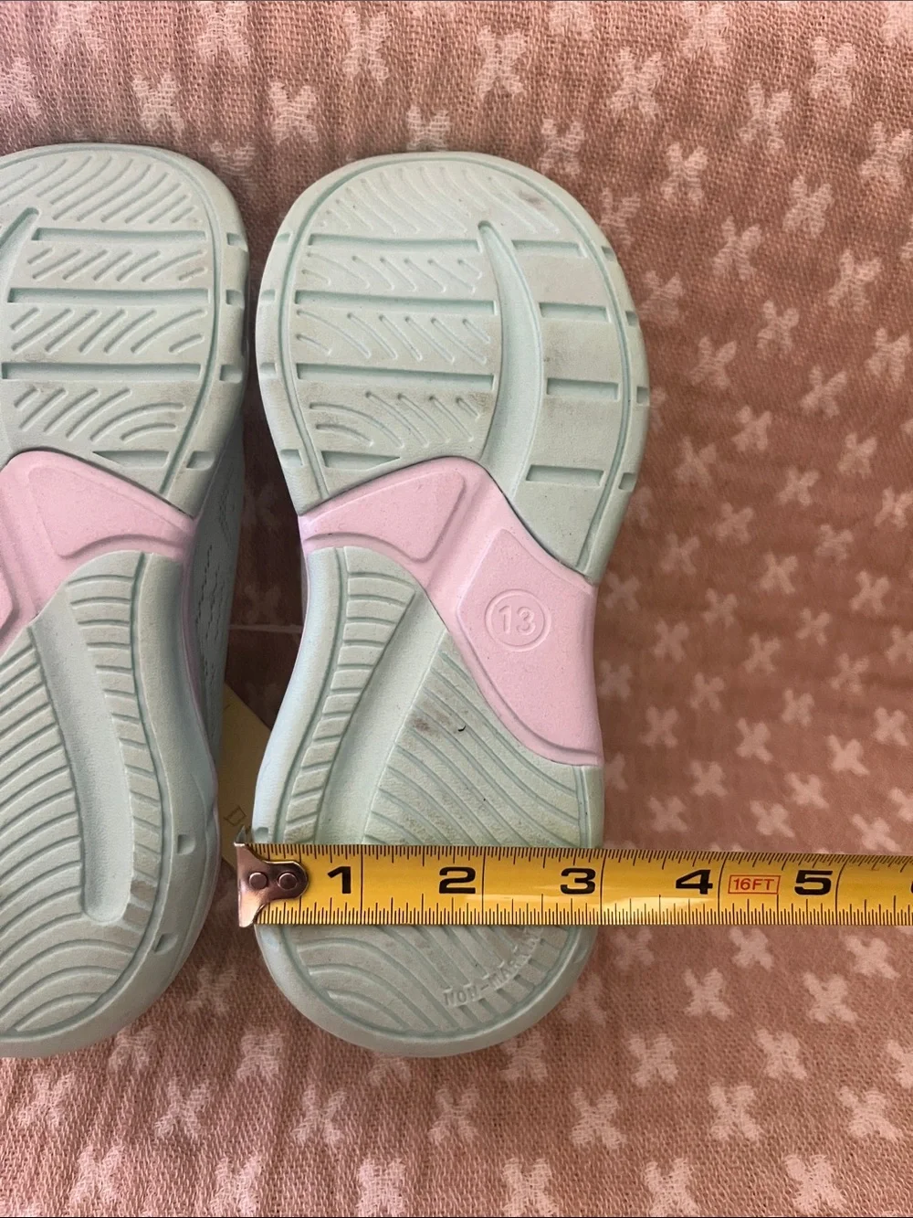 all in motion Light Mint and Pink Kids' Sneakers